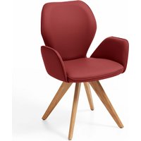 Niehoff Sitzmöbel Colorado Trend-Line Design-Armlehnenstuhl Gestell Wildeiche - Leder von Niehoff Sitzmöbel