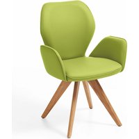 Niehoff Sitzmöbel Colorado Trend-Line Design-Armlehnenstuhl Gestell Wildeiche - Leder von Niehoff Sitzmöbel