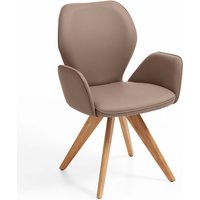 Niehoff Sitzmöbel Colorado Trend-Line Design-Armlehnenstuhl Gestell Wildeiche - Polyester von Niehoff Sitzmöbel