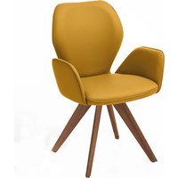 Niehoff Sitzmöbel Colorado Trend-Line Design-Armlehnenstuhl Wild-Nussbaum/Leder -Drehbar von Niehoff Sitzmöbel