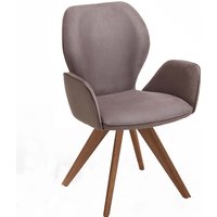 Niehoff Sitzmöbel Colorado Trend-Line Design-Armlehnenstuhl Wild-Nussbaum/Polyester von Niehoff Sitzmöbel
