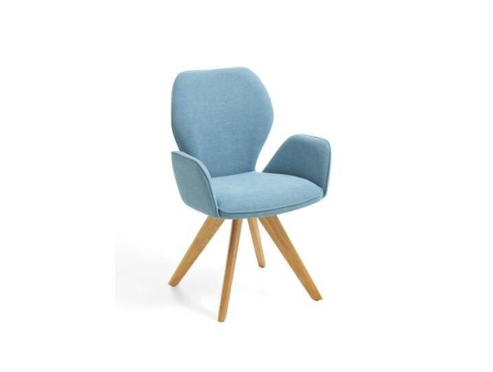 Armlehnenstuhl, Eiche, Grau, 62,5×60 cm, 360° Drehbar, Modern, Niehoff-Sitzmöbel Armlehnenstuhl, Eiche, Grau, 62,5×60 cm, 360° Drehbar, Modern, Niehoff-Sitzmöbel von Niehoff-Sitzmöbel