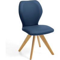 Niehoff Sitzmöbel Colorado Trend-Line Design-Stuhl Eichengestell - Leder - 180° drehbar von Niehoff Sitzmöbel