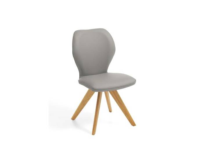 Design-Stuhl, Leder, Hochwertiges Braun, 49,5×60×92 cm, 180° Drehbar, Modern, Niehoff-Sitzmöbel Design-Stuhl, Leder, Hochwertiges Braun, 49,5×60×92 cm, 180° Drehbar, Modern, Niehoff-Sitzmöbel von Niehoff-Sitzmöbel