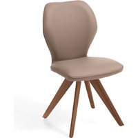 Niehoff Sitzmöbel Colorado Trend-Line Design-Stuhl Gestell Wild-Nussbaum - Polyester von Niehoff Sitzmöbel