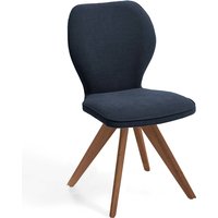 Niehoff Sitzmöbel Colorado Trend-Line Design-Stuhl Gestell Wild-Nussbaum - Webstoff von Niehoff Sitzmöbel
