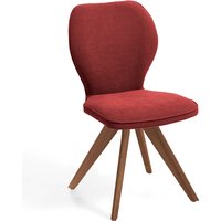 Niehoff Sitzmöbel Colorado Trend-Line Design-Stuhl Gestell Wild-Nussbaum - Webstoff von Niehoff Sitzmöbel