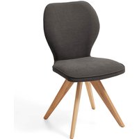 Niehoff Sitzmöbel Colorado Trend-Line Design-Stuhl Gestell Wildeiche - Webstoff von Niehoff Sitzmöbel