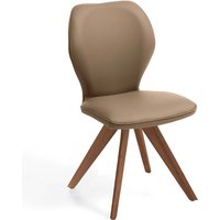 Niehoff Sitzmöbel Colorado Trend-Line Design-Stuhl Wild-Nussbaum/Leder - 180° drehbar von Niehoff Sitzmöbel