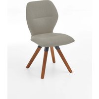 Niehoff Sitzmöbel Merlot Design-Stuhl Stativ-Gestell Massivholz/Stoff Venice 180° Drehbar mit Rückho von Niehoff Sitzmöbel