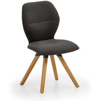 Niehoff Sitzmöbel Merlot Design-Stuhl Stativ-Gestell Massivholz/Stoff Venice 180° Drehbar mit Rückho von Niehoff Sitzmöbel