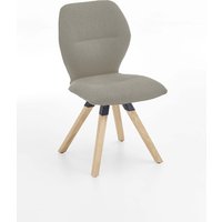 Niehoff Sitzmöbel Merlot Design-Stuhl Stativ-Gestell Massivholz/Stoff Venice von Niehoff Sitzmöbel