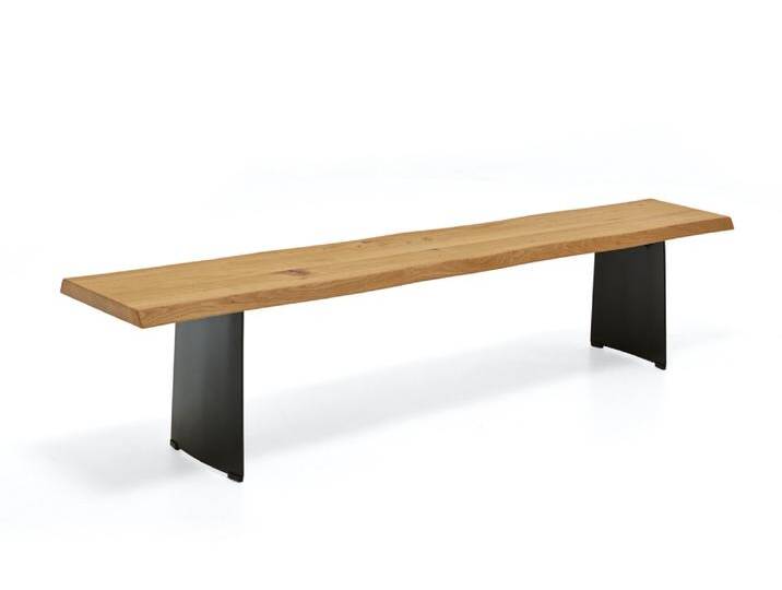 Niehoff Sitzmöbel Tree-Top Einzelbank Hohlwangengestell Eisen von Niehoff-Sitzmöbel