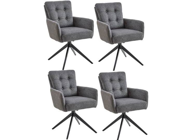 Niehoff drehbarer Esszimmerstuhl Tosca 6392-04 Armlehnenstuhl im 4er-Set Bezug wählbar Bezugskombi Gestell Stativ Eisen schwarz Sitz Micro-Federkern Niehoff drehbarer Esszimmerstuhl Tosca 6392-04 Armlehnenstuhl im 4er-Set Bezug wählbar Bezugskombi Gestell Stativ Eisen schwarz Sitz Micro-Federkern von Niehoff-Sitzmöbel