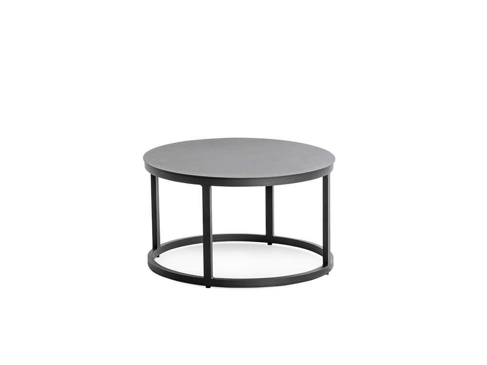 Loungetisch Serra Gestell Und Tischplatte Aluminium Pulverbeschichtet von Niehoff