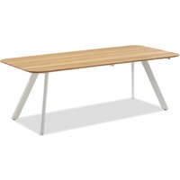 Niehoff Muro Gartentisch Aluminium/Teak Natur/Ivory von Niehoff