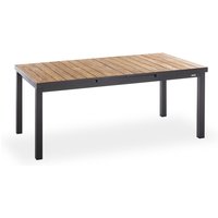 Niehoff Nantes Ausziehtisch Aluminium/Teak 180/240x100 cm von Niehoff