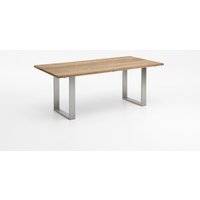 Niehoff Noah Tisch Edelstahl Profilkufe/Teak 160x95 cm bis 260x95 cm von Niehoff