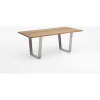 Niehoff Noah Tisch Edelstahl Trapezkufe/Teak 160x95 cm bis 260x95 cm von Niehoff