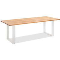 Niehoff Noah Tisch Profilkufe Aluminium/Teak 160x95 cm bis 260x95 cm von Niehoff