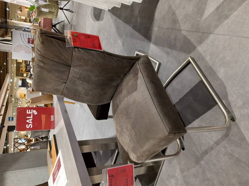 Niehoff Schwingstuhl 4er-Set 3231 ca. B47 H97 T63 cm in Stoff Aberdeen anthrazit von Niehoff