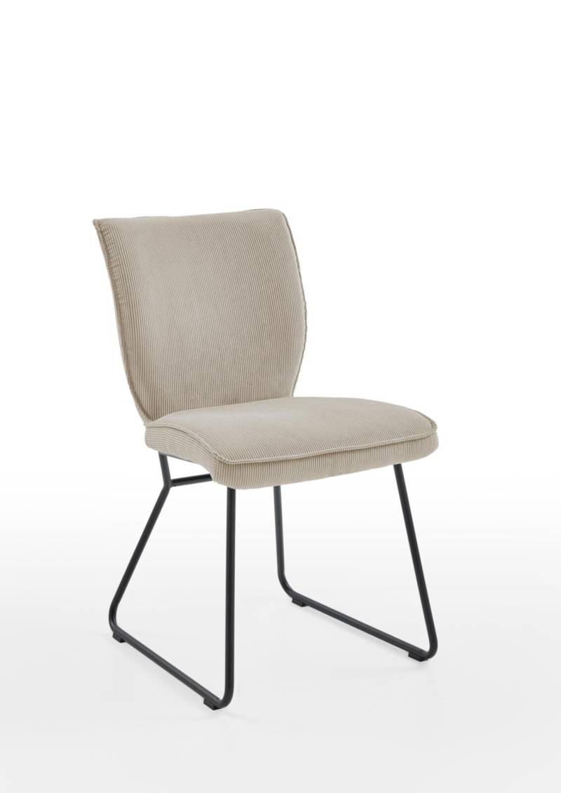 Niehoff Stuhl CONNY ca. B45 H88 T59 cm in Stoff Cord Rebel cream von Niehoff