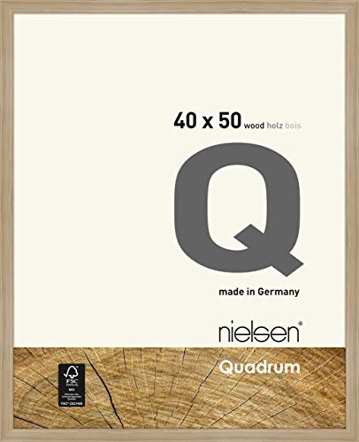 nielsen Holz Bilderrahmen Quadrum, 40x50 cm, Eiche Natur von nielsen