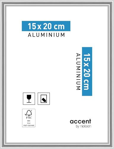 accent by nielsen Aluminium Bilderrahmen Accent, 15x20 cm, Silber von accent by nielsen