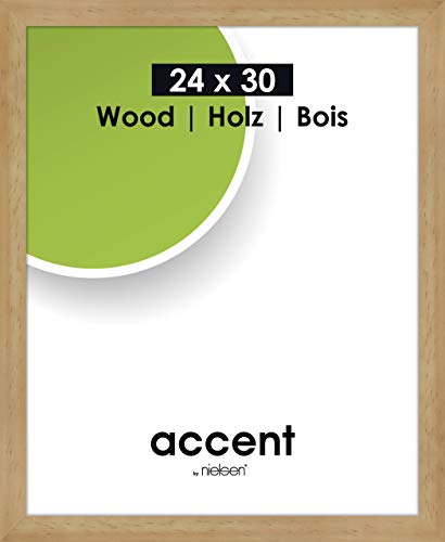 accent by nielsen Holz Bilderrahmen Accent Wood, 24x30 cm, Natur von accent by nielsen