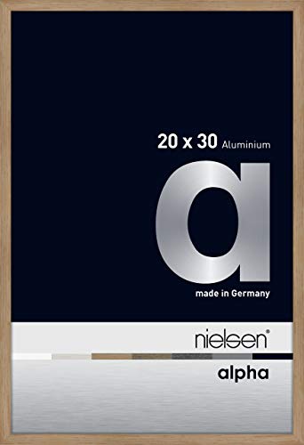nielsen Aluminium Bilderrahmen Alpha, 20x30 cm, Eiche von nielsen