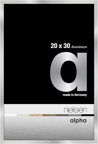 nielsen Aluminium Bilderrahmen Alpha, 20x30 cm, Silber von nielsen