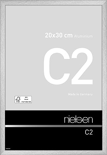 nielsen Aluminium Bilderrahmen C2, 20x30 cm, Reflex Silber von nielsen