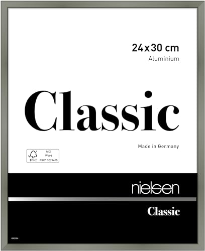 nielsen Aluminium Bilderrahmen Classic, 24x30 cm, Platin von nielsen