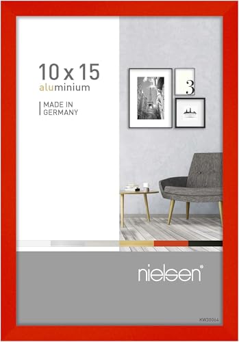 nielsen Aluminium Bilderrahmen Pixel, 10x15 cm, Tornado Rot von nielsen