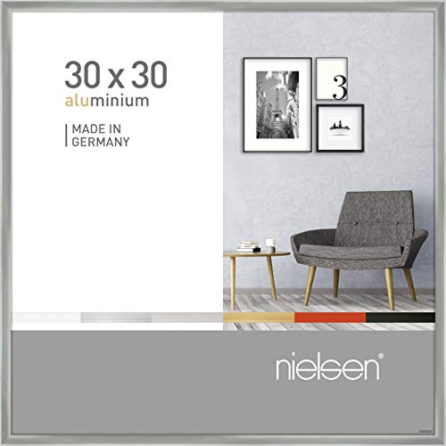 nielsen Aluminium Bilderrahmen Pixel, 30x30 cm, Silber von nielsen