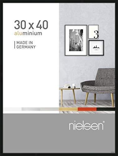 nielsen Aluminium Bilderrahmen Pixel, 30x40 cm, Schwarz von nielsen