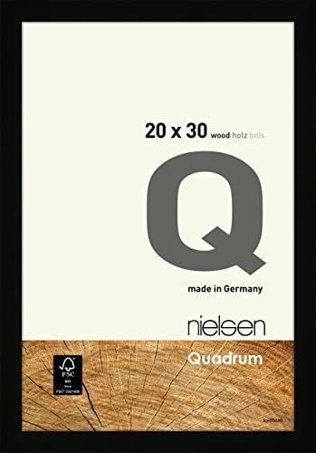 nielsen Holz Bilderrahmen Quadrum, 20x30 cm, Schwarz von nielsen