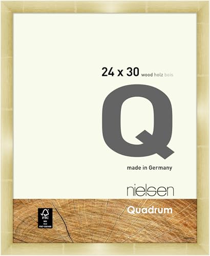 nielsen Holz Bilderrahmen Quadrum, 24x30 cm, Gold von nielsen