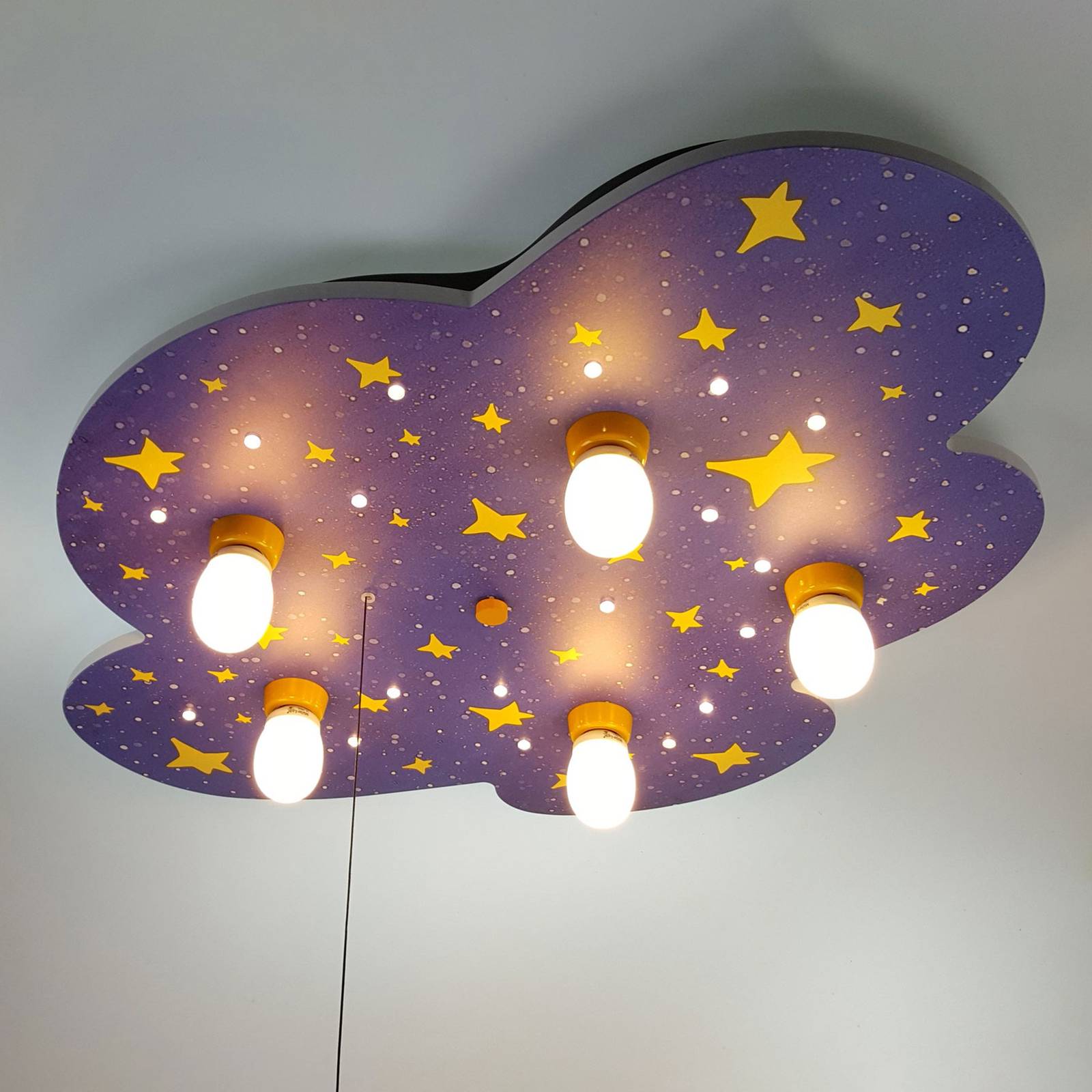 Deckenlampe Nachthimmel, 5-flammig, 20 LED-Punkte von Niermann Standby