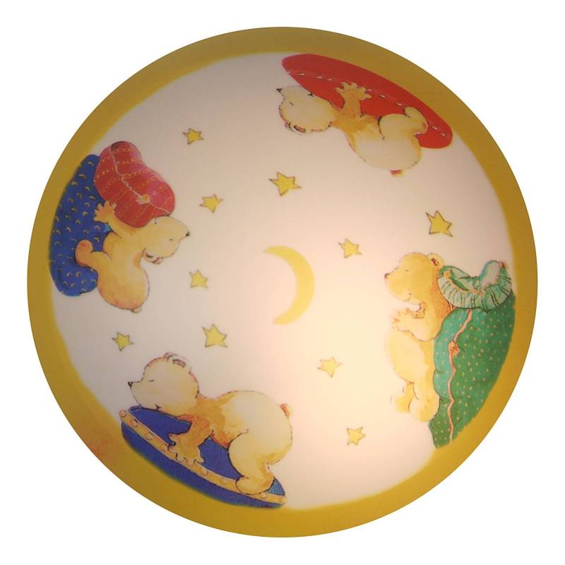 home24 Kinderzimmerleuchte Bärchen IV Multicolor Kunststoffart: Polyacryl Material: Metall, Kunststoff Metallart: Eisen Oberfläche Metall: von home24