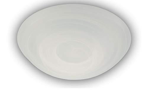LED Deckenleuchte Deckenschale rund Ø 30cm Glas Alabaster Design schöne dimmbare LED Dielenleuchte mit Bajonettverschluß LED Deckenleuchte Deckenschale rund Ø 30cm Glas Alabaster Design schöne dimmbare LED Dielenleuchte mit Bajonettverschluß von Niermann