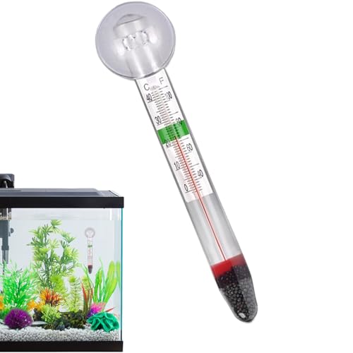 Niesel Aquarium Thermometer Digital - Präzises Digitalthermometer - Leicht Ablesbarer Monitor Mit Klarer Anzeige Für Süßwasser Reptilien Innen Außen Niesel Aquarium Thermometer Digital - Präzises Digitalthermometer - Leicht Ablesbarer Monitor Mit Klarer Anzeige Für Süßwasser Reptilien Innen Außen von Niesel