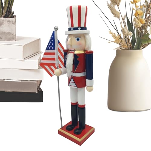 Niesel Soldaten Statue | Holz Figur Für Nationalfeiertag - Traditionelle Soldaten Skulptur Als Festtagstischdekoration Für Wohnbereich Eingangsbereich von Niesel