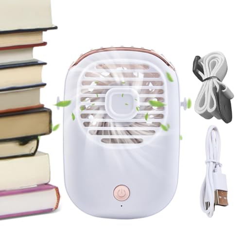 Niesel Wiederaufladbarer Handfächer, Verstellbarer Halsventilator Mit Lanyard, Tragbarer USB-Aufladbarer Tischventilator Kühlgerät Für Zu Hause Unterwegs Reisen Camping Spazieren Fitnessstudio Niesel Wiederaufladbarer Handfächer, Verstellbarer Halsventilator Mit Lanyard, Tragbarer USB-Aufladbarer Tischventilator Kühlgerät Für Zu Hause Unterwegs Reisen Camping Spazieren Fitnessstudio von Niesel