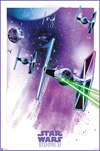 Nifty Star Wars Poster -Episode VI - Retrun of The Jedi - Tie Fighter - Krieg der Sterne (91,5 x 61 cm) von Nifty