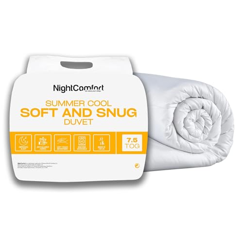 Night Comfort Soft & Snug Anti-Allergie-Mikrofaser 7.5 Tog Hollowfibre-Bettdecke (Einzel) von Night Comfort