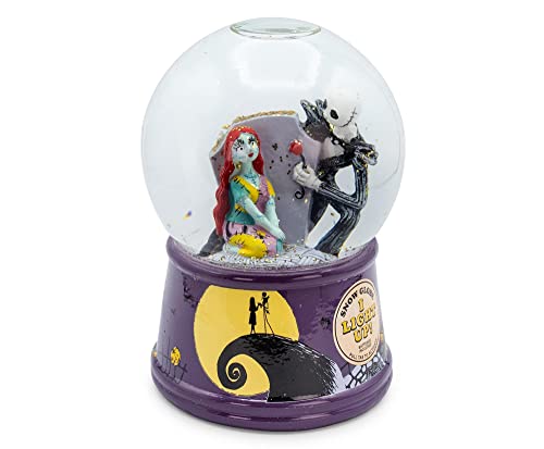 Disney Nightmare Before Christmas Jack & Sally Light-Up Snow Globe | 6 Inches von Silver Buffalo