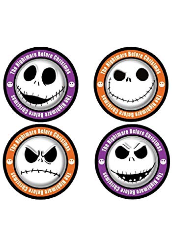 Nightmare Before Christmas Jack Skellington 4-Piece Coaster Set, One Size, Multicolor von Nightmare before Christmas