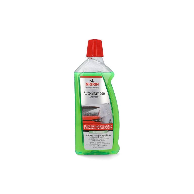 Nigrin Auto-Shampoo 'Performance SnowFoam' 1 l mit Bubblegum-Duft von Nigrin
