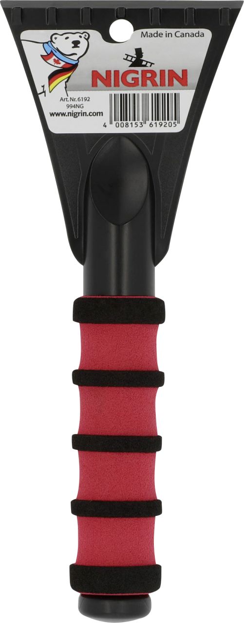Nigrin Eiskratzer Softgriff schwarz rot von Nigrin